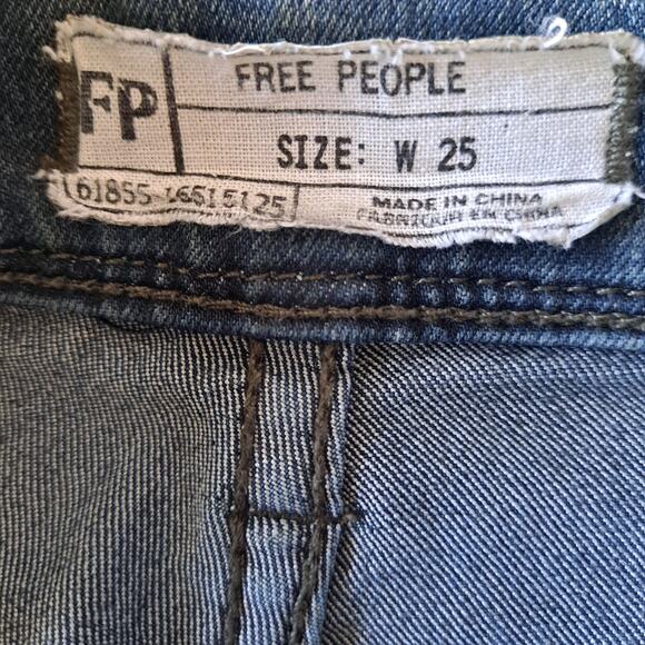 Free People - Dusty Blue Skinny Denim Jeans - Size 25 - Picture 9 of 9